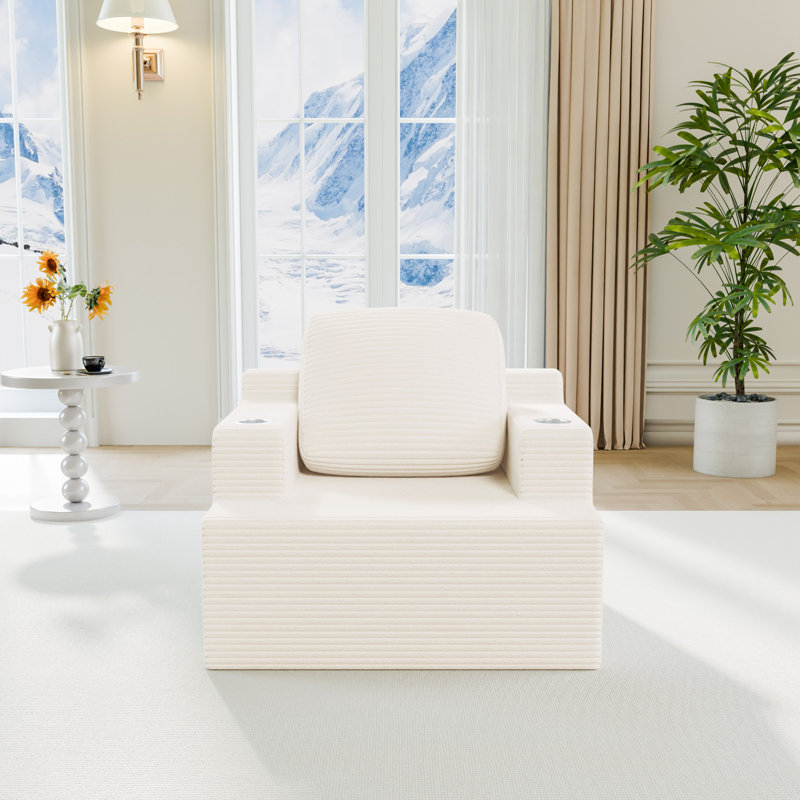 Canapé 41,34 po, Beige
