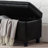 Meshell Linen Blend Upholstered Storage Bench-1337863789