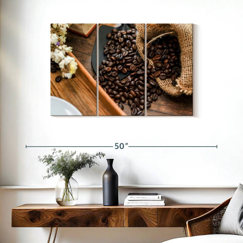 Yarlin Bag Of Coffee Beans, 24" H x 38" W