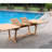 Maskell 12 - Person Teak Wood Patio Dining Set with Rectangular Table