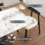 Ensemble de table de salle à manger 7 pièces 7 pièces avec 6 chaises en similicuir-116240327-116240330