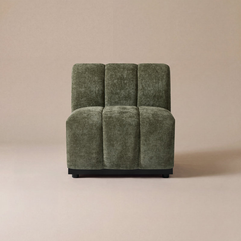 Fauteuil sans accoudoirs vert 31 po, Green