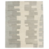 Bamboo Slat / Seagrass Geometric Area Rug