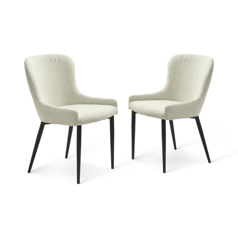 Chaise Lucile Boucle, Blanc cassé