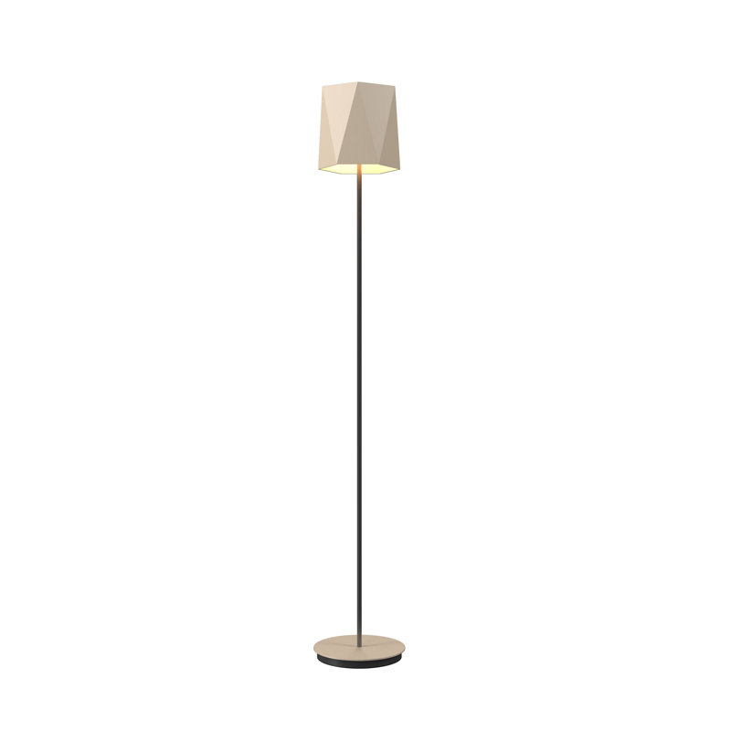 Facet 62.99'' Traditional Floor Lamp, Organic Cappuccino, Organic Cappuccino