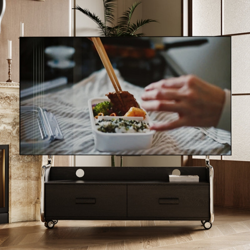 Meuble télé moderne, simple et créatif, Noir