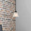 Luminaire suspendu en forme de cloche à 1 lumière Cicco-22240835