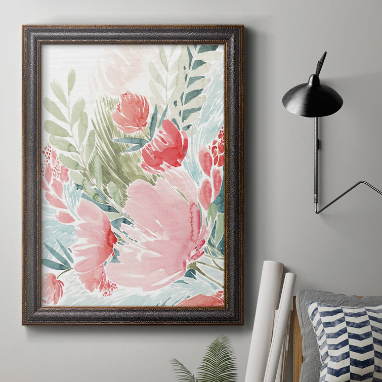 Winston Porter Wilder Bouquet II Framed On Canvas Painting - Wayfair Canada