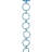 5' x 1.75" Sparkling Glitter Round Circle Chain Artificial Christmas Garland - Unlit-15355502