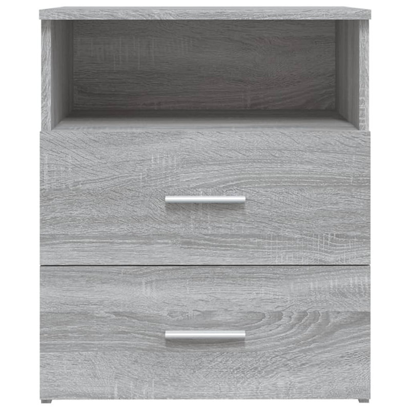 Goranka Bedside Table, Grey Sonoma