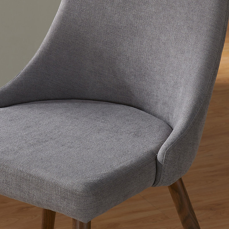 Swampscott 18.8976'' H Upholstered Metal Side Chair, Gray