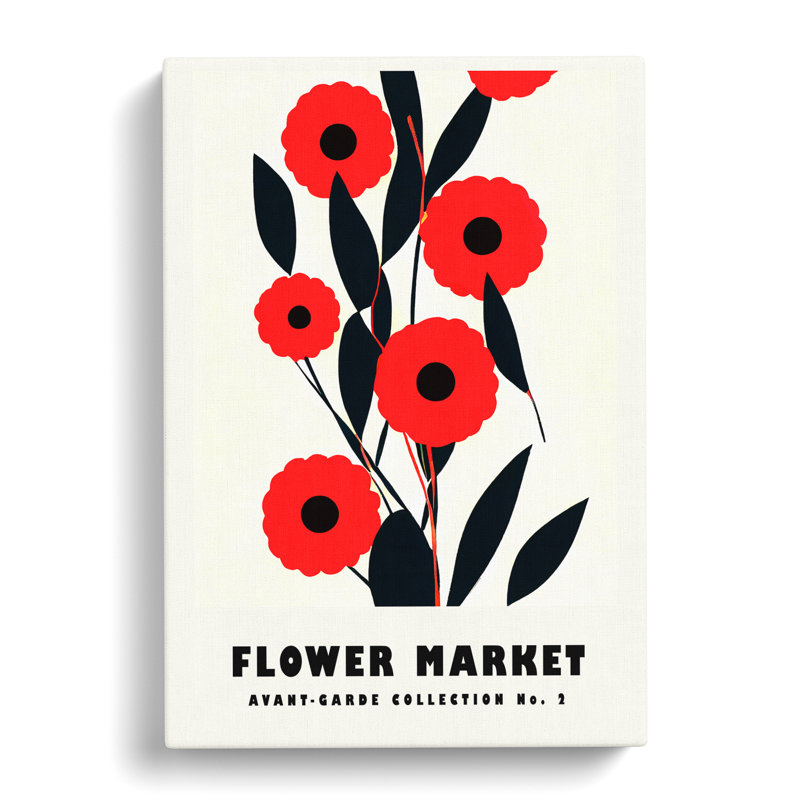 Avant Garde Flower Market Exhibition No.2 - Wrapped Canvas, 60cm H x 40cm W x 3cm D