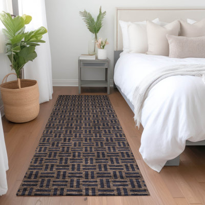 Premium Machine Washable Prisco Chocolate Rug