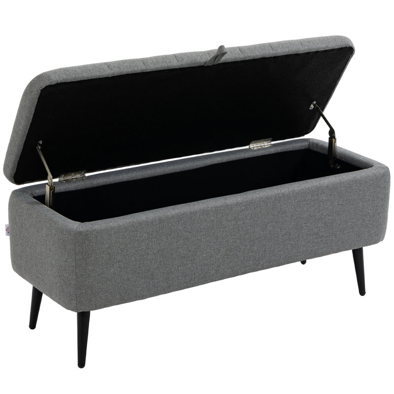 Patil Storage Bench, Gray