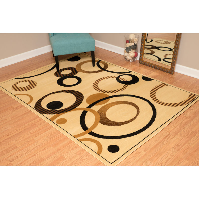 Gober Geometric Indoor Rug, Runner 1'11" x 3'3"