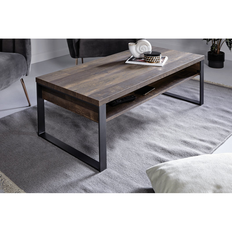 Draylen 2-Drawer Coffee Table, Vintage Oak