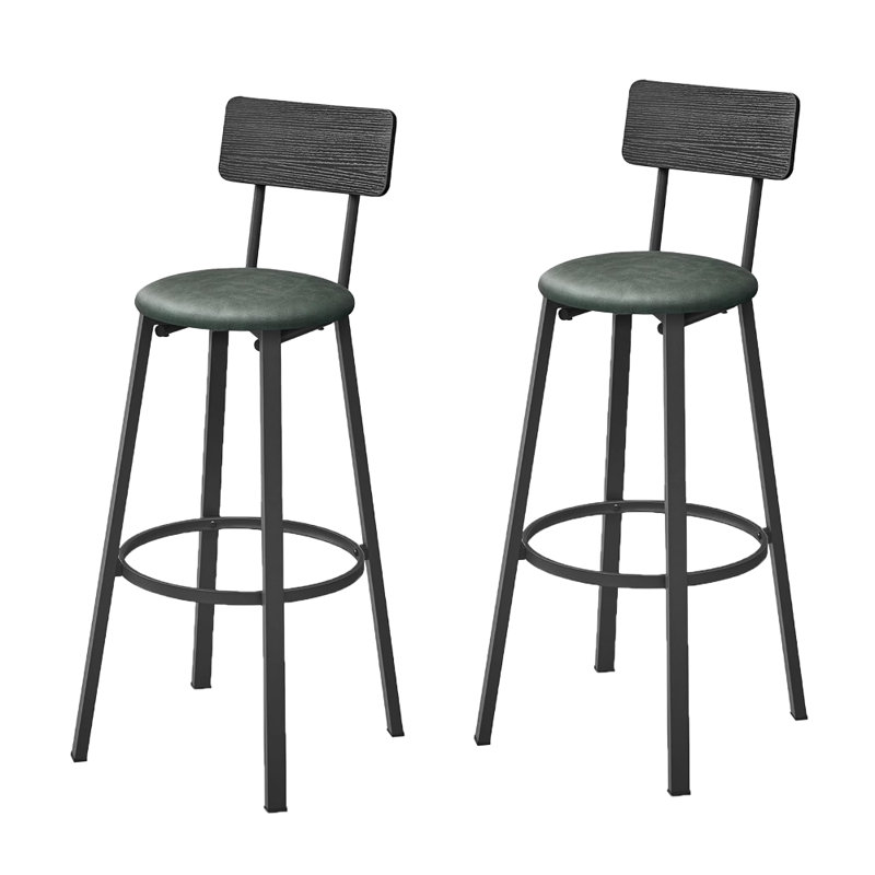 Bar Stool, Green, Gray