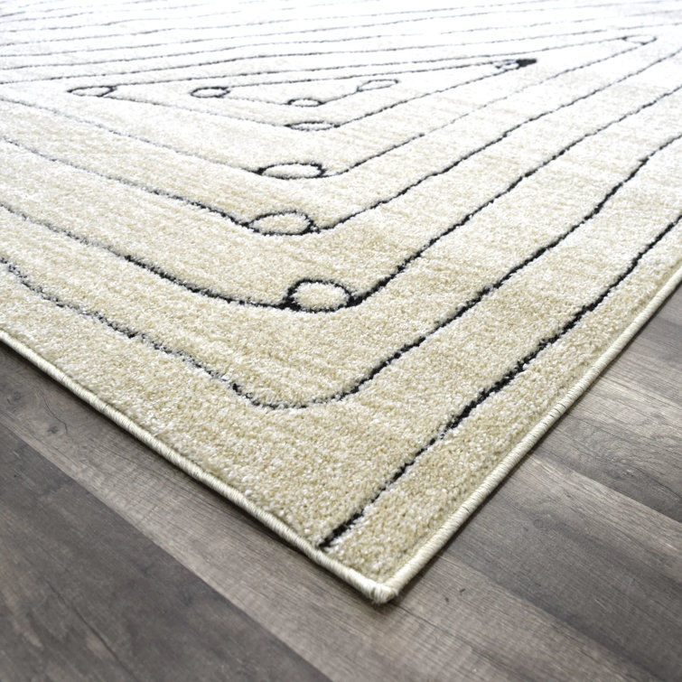Tapis brun clair classique N Peace