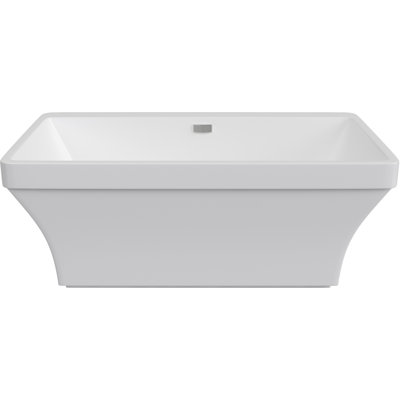 60'' x 32'' Freestanding Soaking Acrylic Bathtub
