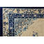 Rectangle Wool 1920s Ivory Beige Cream White Hand Knotted Pile Antique Rug