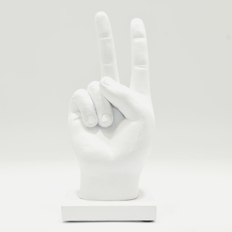 Sculpture Adam & Friends Home Decor | 1 pièce, Blanc