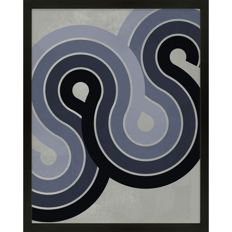 " Cool Jazz ", 20" H x 16" W, Black Framed