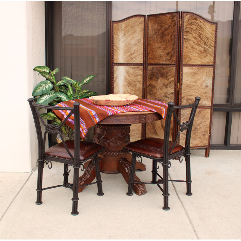 Western Leather Dining Chair