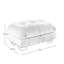 Repose-pieds 27 - blanc-2093959007