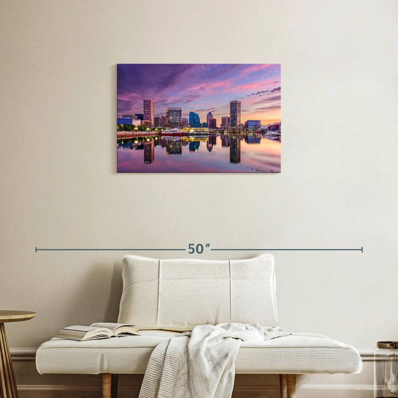 Kavia Baltimore Skyline, 20" H x 30" W