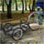Remorque porte-vélos Aosom