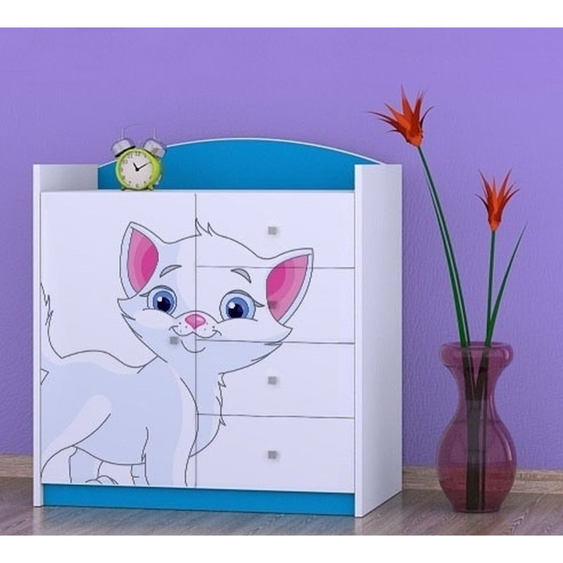 Neumann Kids 4 - Drawer Combo Dresser, Blue
