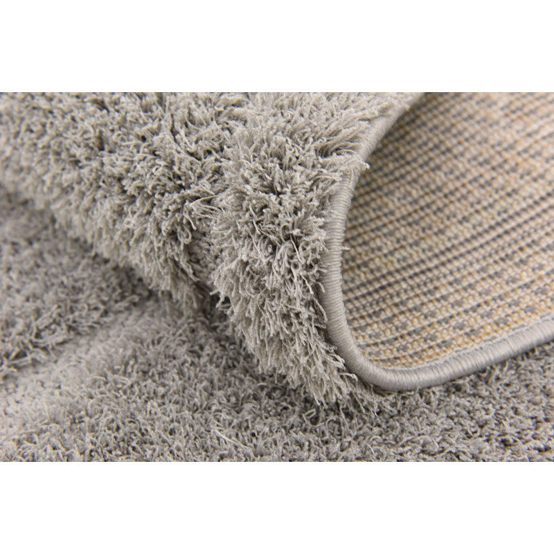 Tapis gris Cand, Rectangle 4 pi 1 po x 6 pi 1 po