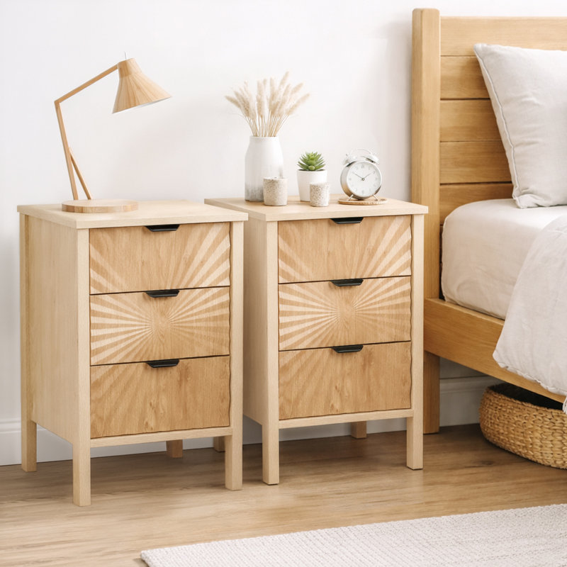 40 cm W Bedside Table