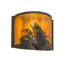 Leaping Bass 1 - Light Flush Mounted Sconce