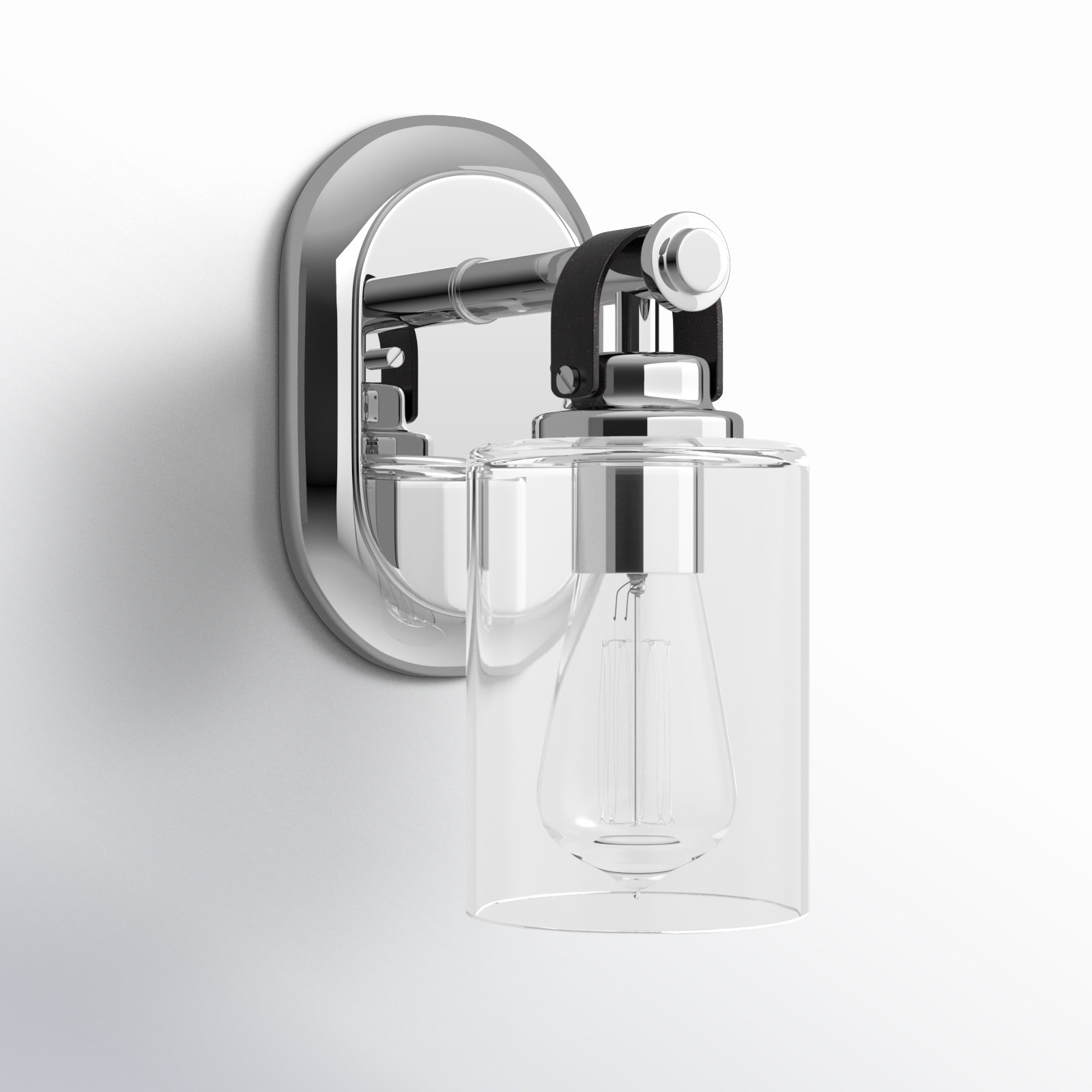 April Dimmable Bath Sconce, Chrome