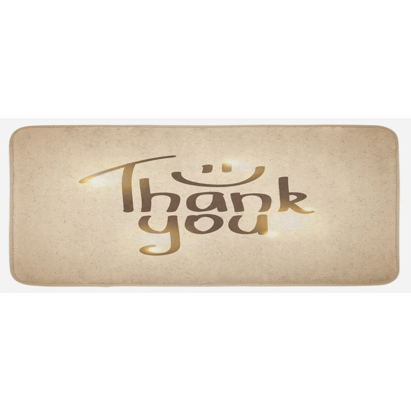 Tapis de cuisine Thank You