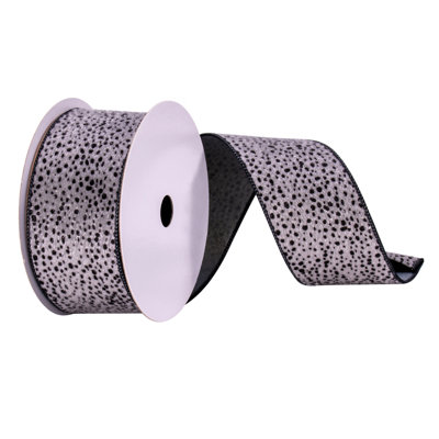 Vickerman 2.5" X 10 Yd Cheetah Ribbon. 2.5'' Fabric Ribbon