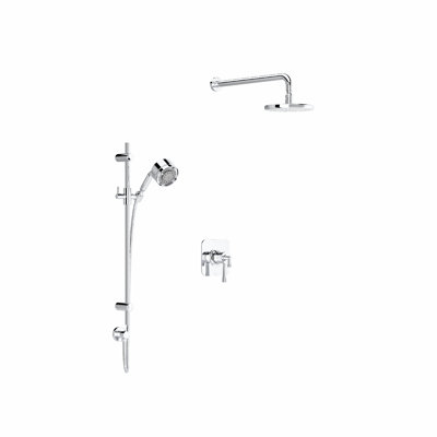 Graceline Thermostatic/Pressure Balanced Complete Shower System with Rough-in Valve