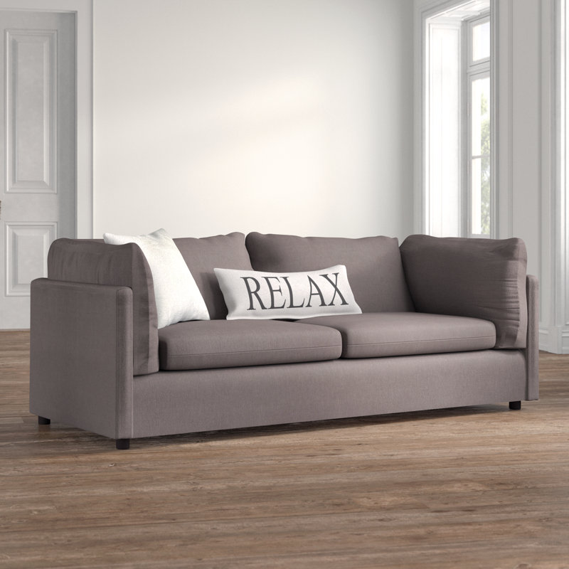 Yorba Upholstered 83.5'' Sofa, Carbon Polyester Blend