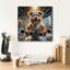 "Kefren" Gym Dog "par Rey Klimt, art mural sur toile-794108334