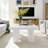 Cleo 54” Rectangular Coffee Table In White