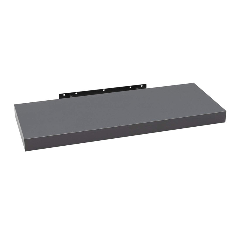 Gav 4 Piece Floating Shelf, Grey, 3.8cm H x 60cm W x 22.9cm D
