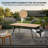Modern 4-Person Rectangular Outdoor Dining Set