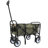 Collapsible Foldable Wagon Cart with strapping system, Beach Wagon Utility Cart Utility Wagon Grocery Cart for Camping Shopping Sports Gardeing Fishing Supports 225lbs All-Terrain Wheels-106491697