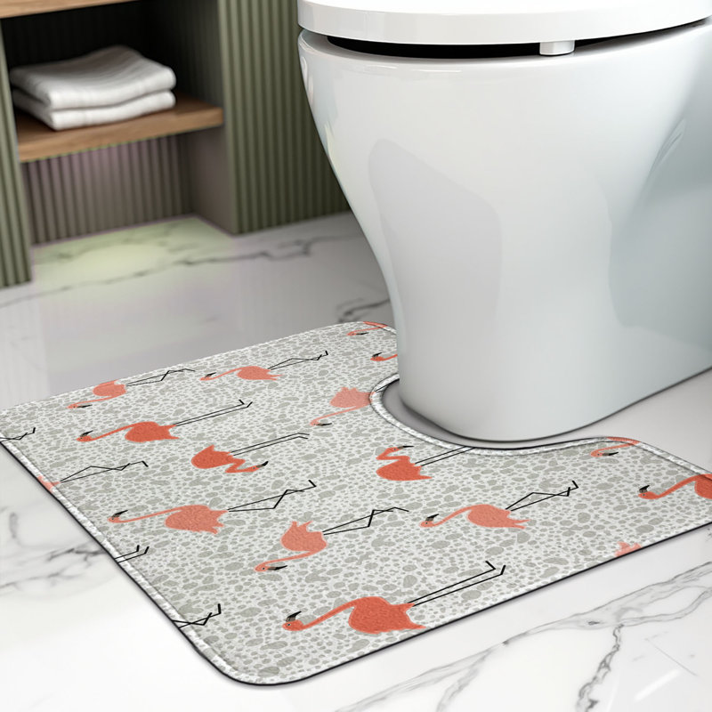Tapis de salle de bain Flamingo