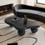 Table basse en forme de nuage avec 3 pieds sphériques pour la décoration du salon et une utilisation pratique-247704018-247704011-247704010