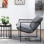 Fauteuil d'appoint élégant en velours moderne-1104480580