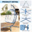 Chaise hamac suspendue et pliable en métal