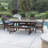 Tournesol 6 Piece Extendable Dining Set with Cushions-815776284