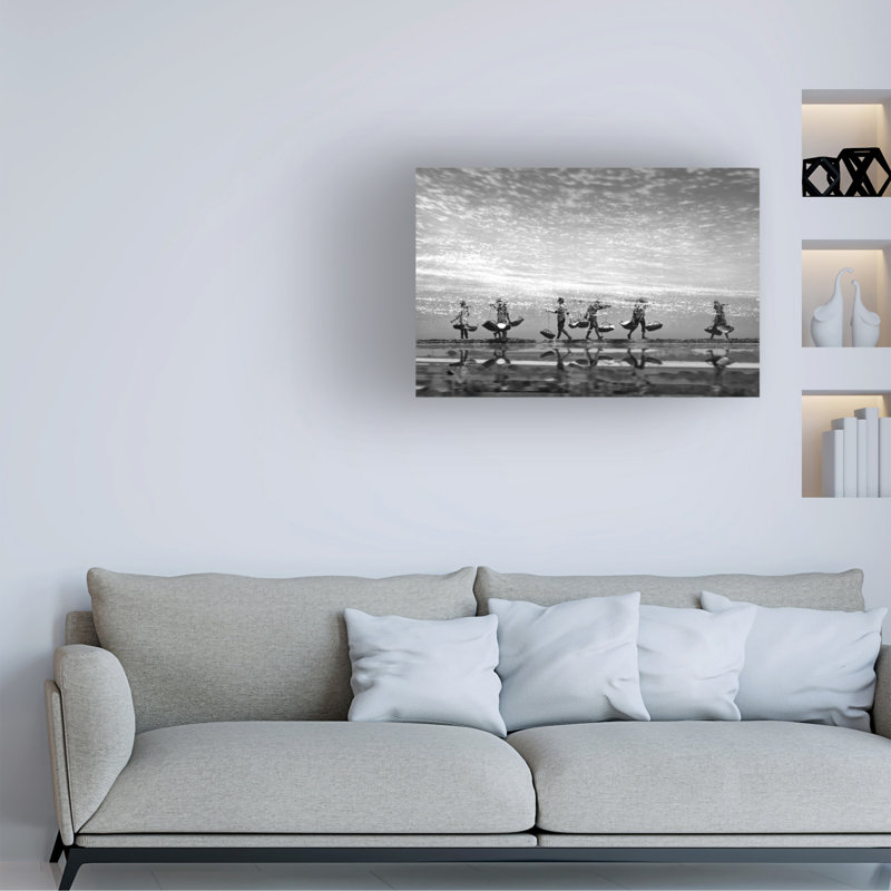 Art sur toile Ekkachaï Khemkum dans le nuage salé, H 12 po x l 19 po